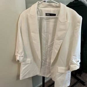 White Zara Blazer